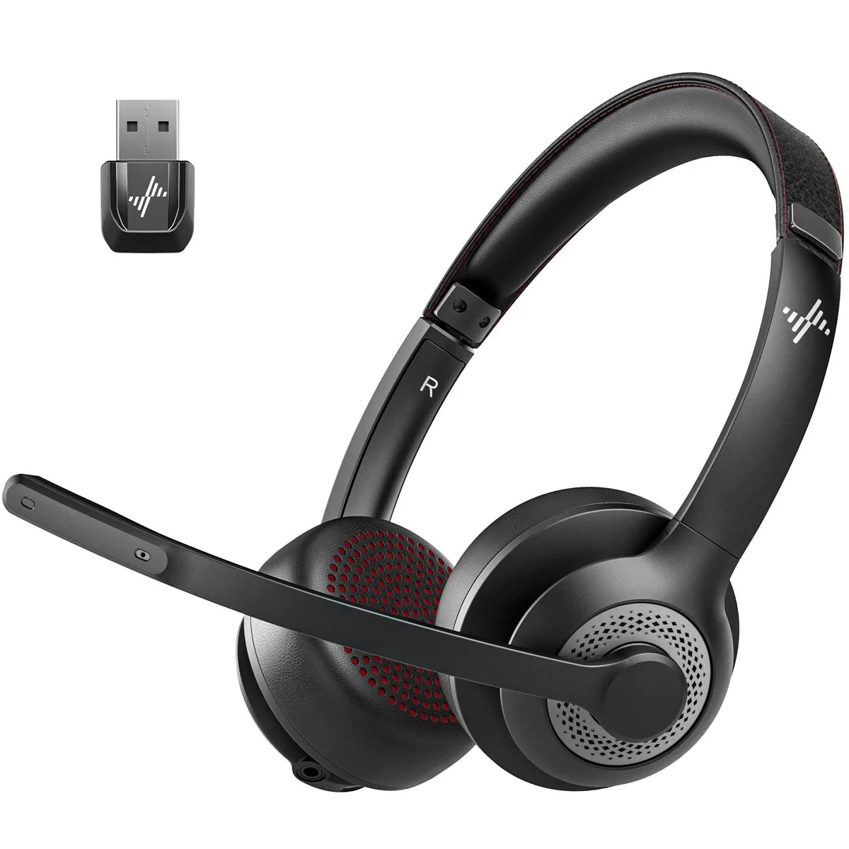  Logitech EH02 Wireless Headset, Bluetooth 5.0, 14h Talk Time, Black — product photo