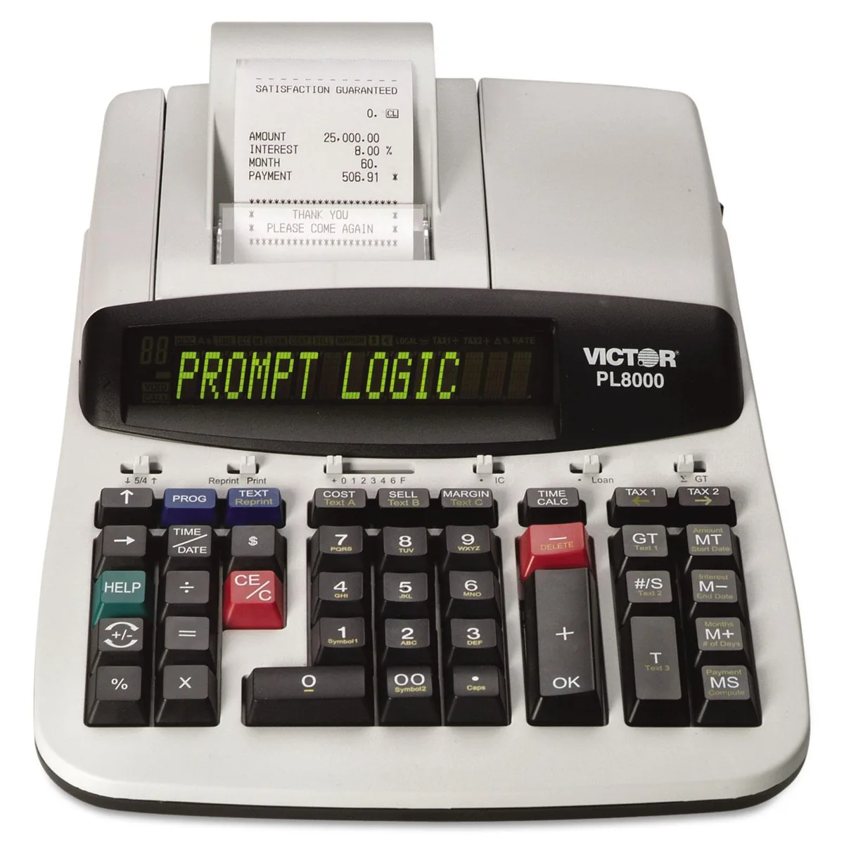 Victor Victor PL8000 Printing Calculator White 14-Digit 8 Lines/Sec — product photo