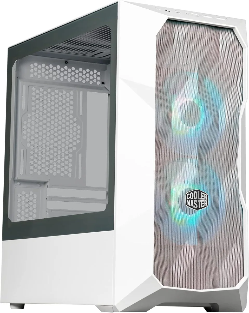 Cooler Master Cooler Master TD300 Mesh White Micro-ATX PC case — product photo