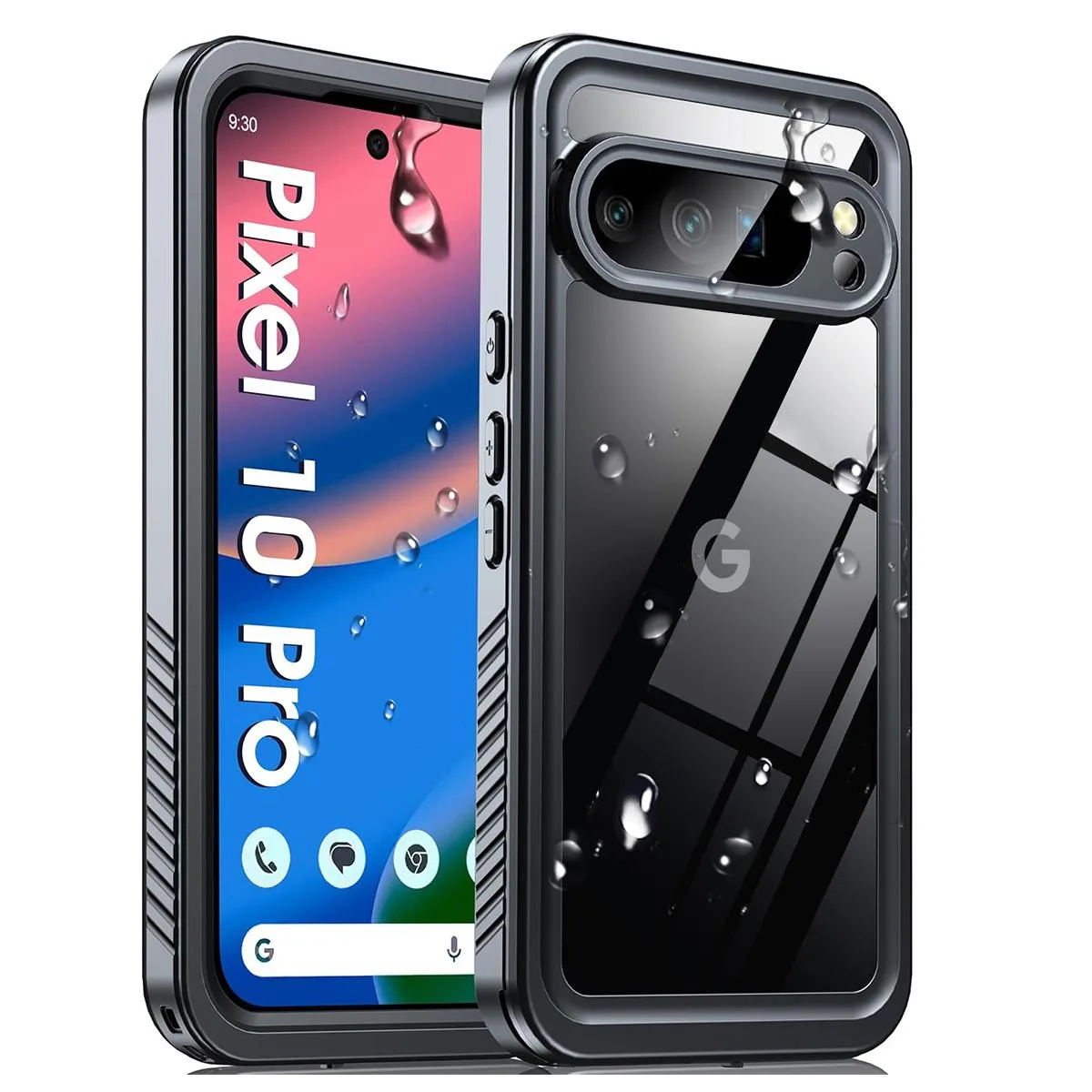 SZYG SZYG Waterproof Case for Google Pixel 10 Pro Black IP68 — product photo