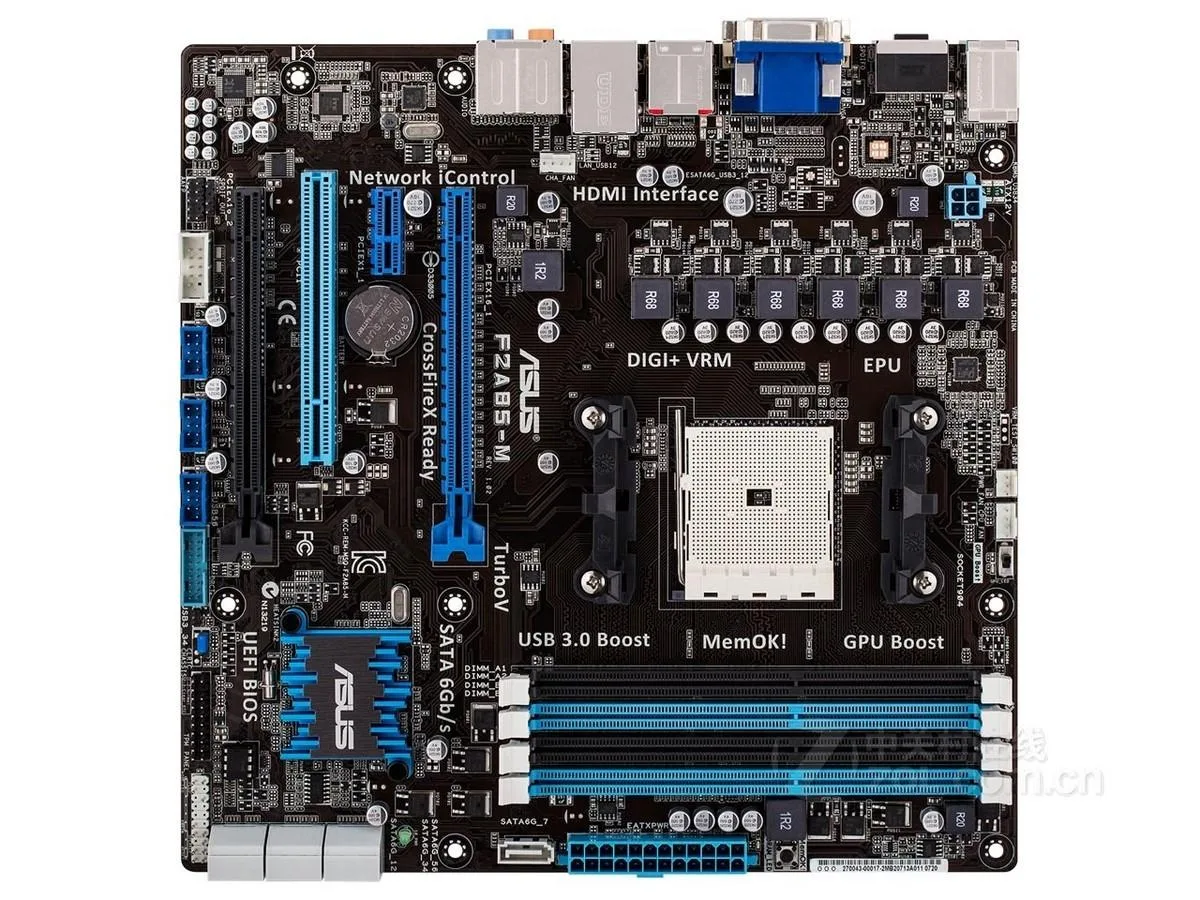 ASUS ASUS F2A85-M AMD A85X DDR3 64GB Micro ATX Motherboard — product photo