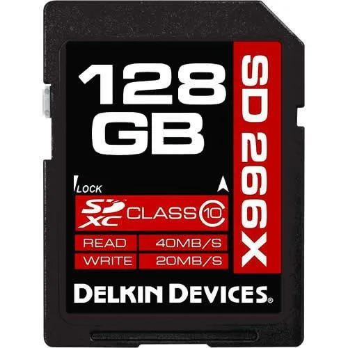 Delkin Delkin BBSDXC266-128GB CYU 128GB SDHC Card — product photo
