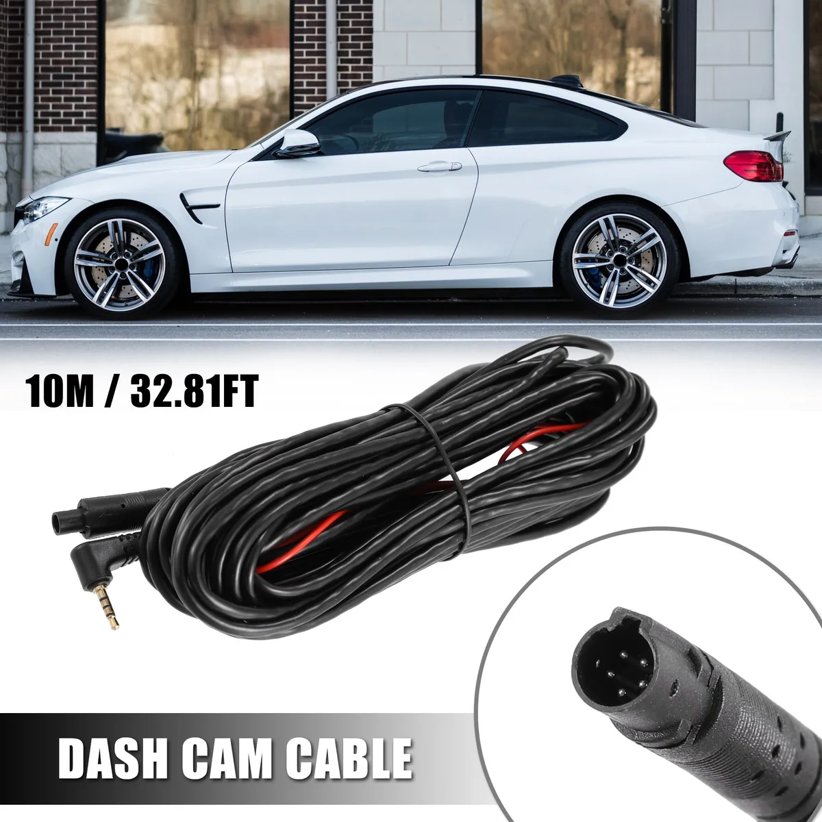 Unique-Bargains Unique-Bargains 5 Pin 10m 32.8ft Dash Cam Extension Cable — product photo
