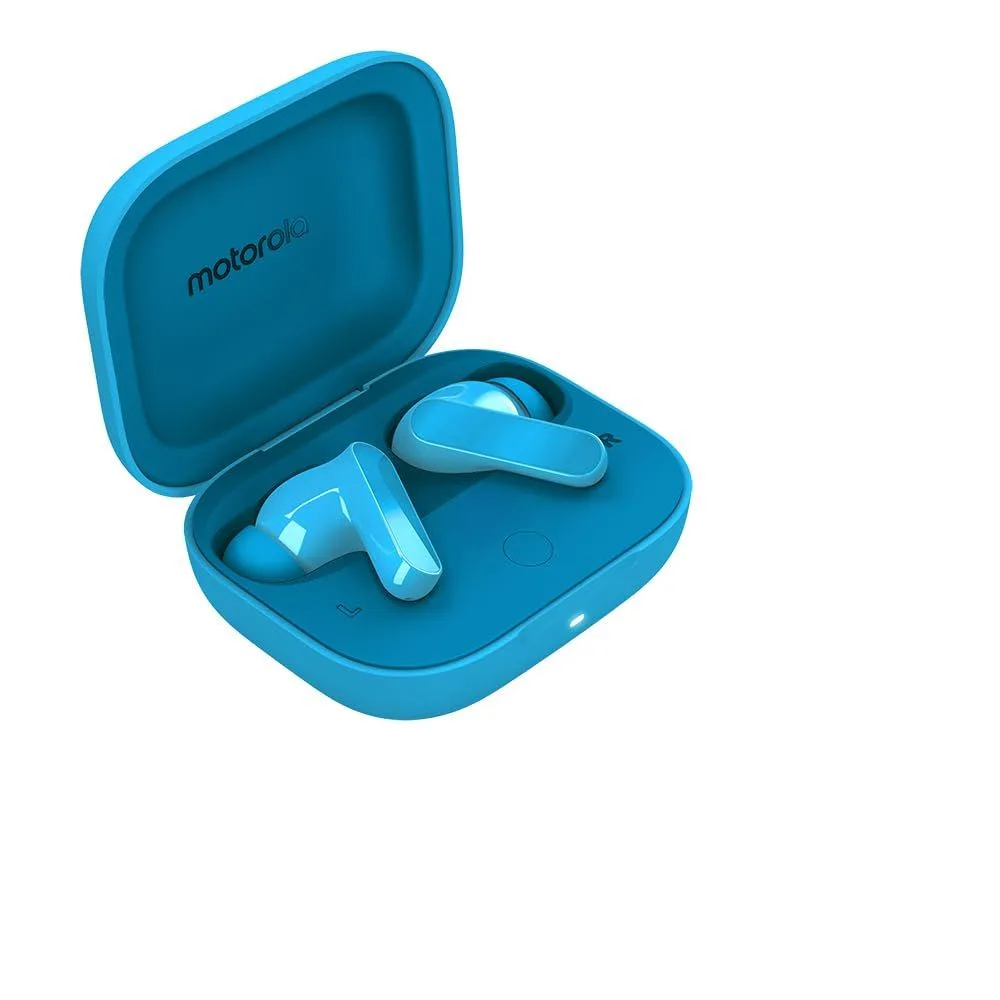 motorola automotive motorola automotive Moto Buds Bass XT2443-1 Bluetooth 5.3 IP54 Blue Jewel — product photo