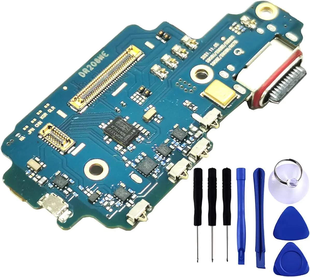 PISKEKAT PISKEKAT Charging Port Flex Cable SM-S908U USA 6.8" with Tools — product photo