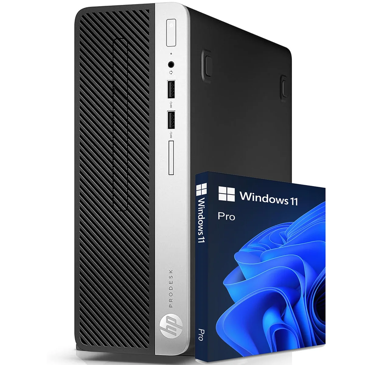 HP HP ProDesk 400 G5 SFF Desktop PC i3-8100 3.6GHz 16GB DDR4 1TB SSD Windows 11 Pro — product photo