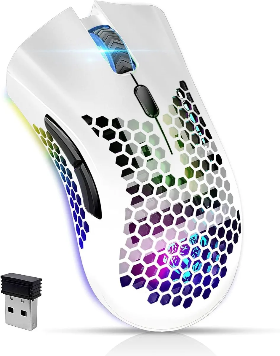 BFKK BFKK Wireless Gaming Mouse C23 White 500mAh 800/1600/3200 DPI — product photo