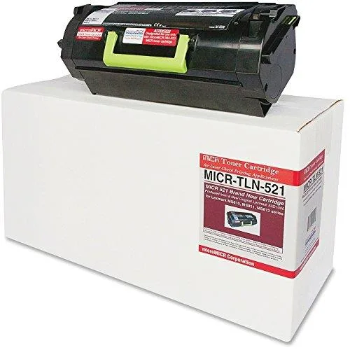 microMICR Corporation microMICR Corporation MICR Toner Cartridge Alternative for Lexmark MS810 52D1000 6000 Pages — product photo