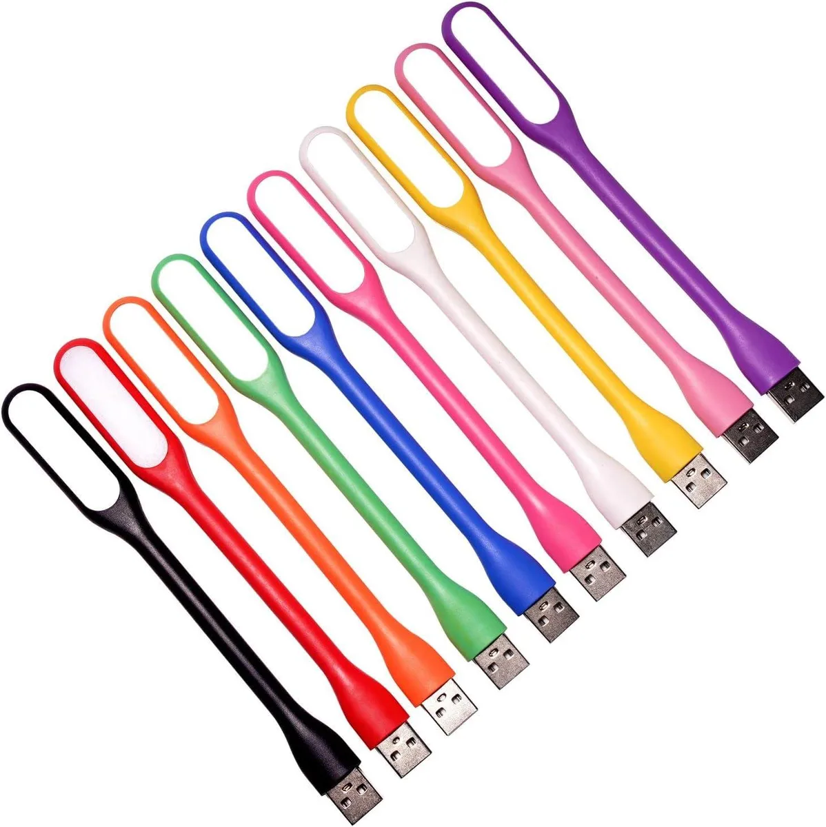 KEHIPI KEHIPI Mini USB Light, Gooseneck LED, 10-Pack — product photo