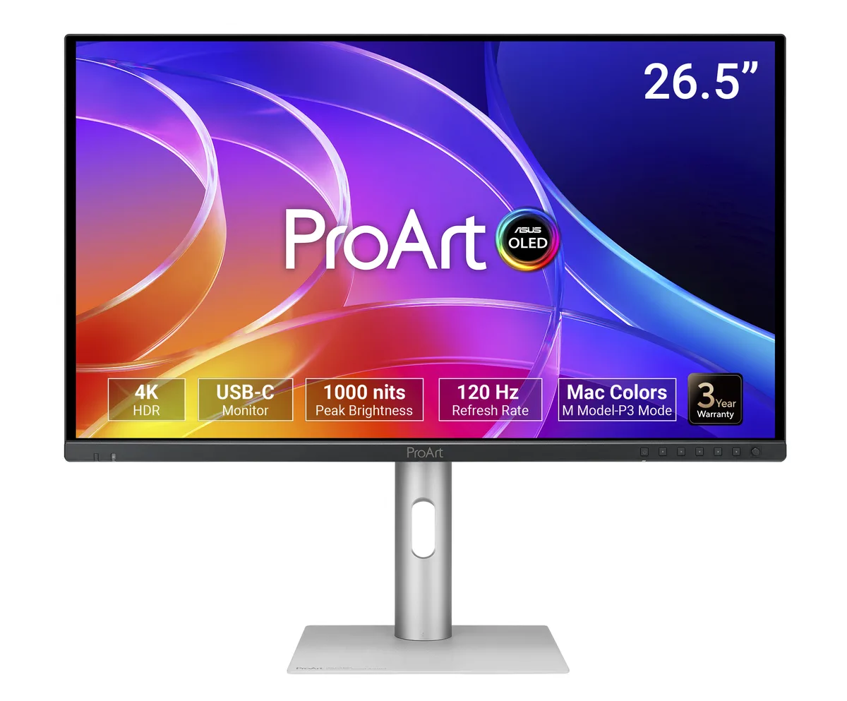 ASUS ASUS PA279CDV 27" 4K 120Hz QD-OLED monitor — product photo