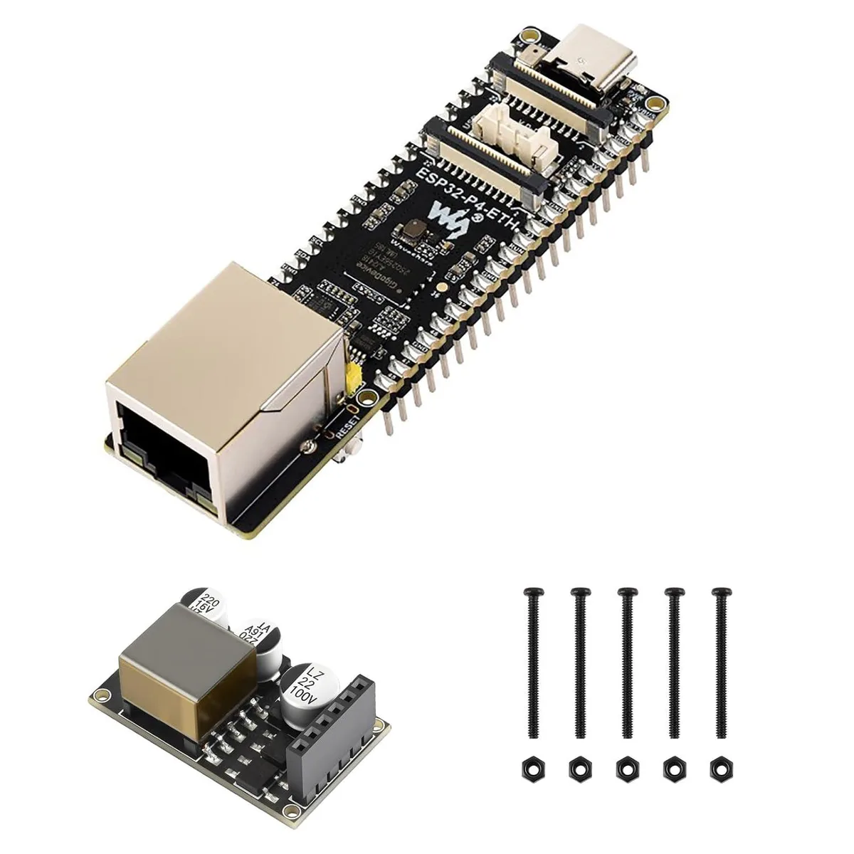 LORDWORLD LORDWORLD ESP32-P4 PoE Development Board 32MB PSRAM 32MB Flash 100Mbps 40-Pin — product photo