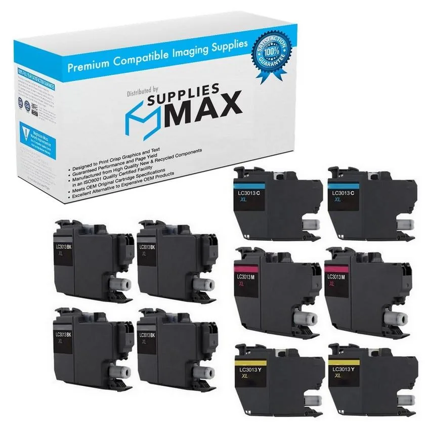 SuppliesMax SuppliesMax LC-3013-4BK2CMY Inkjet Combo Pack (4 BK, 2 C/M/Y) — product photo