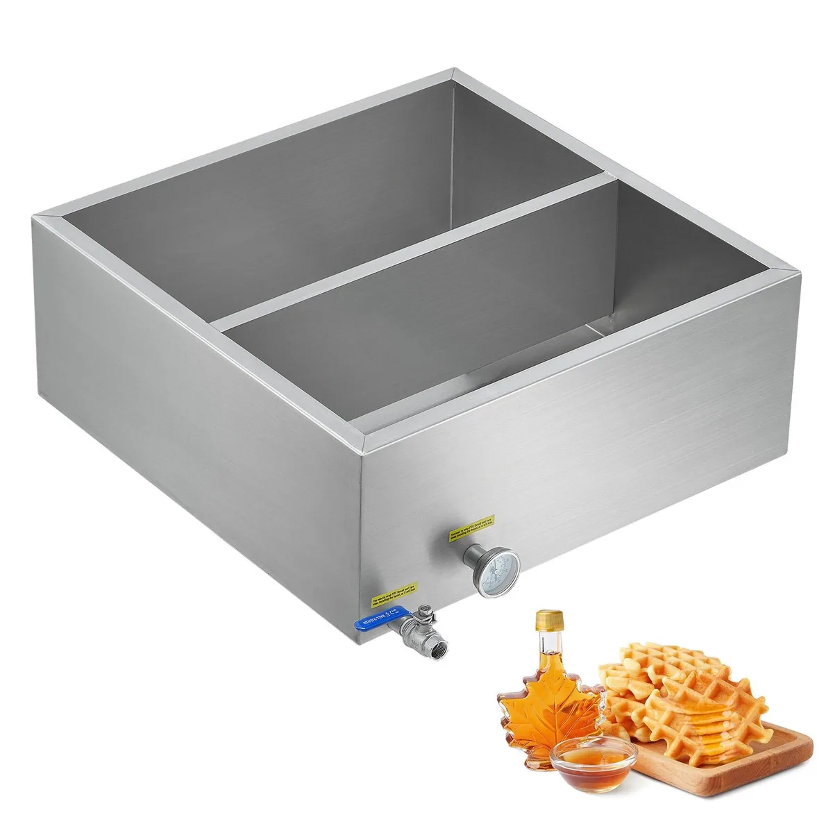 VEVOR VEVOR Maple Syrup Evaporator Pan 23.6 gal 304 Stainless Steel — product photo