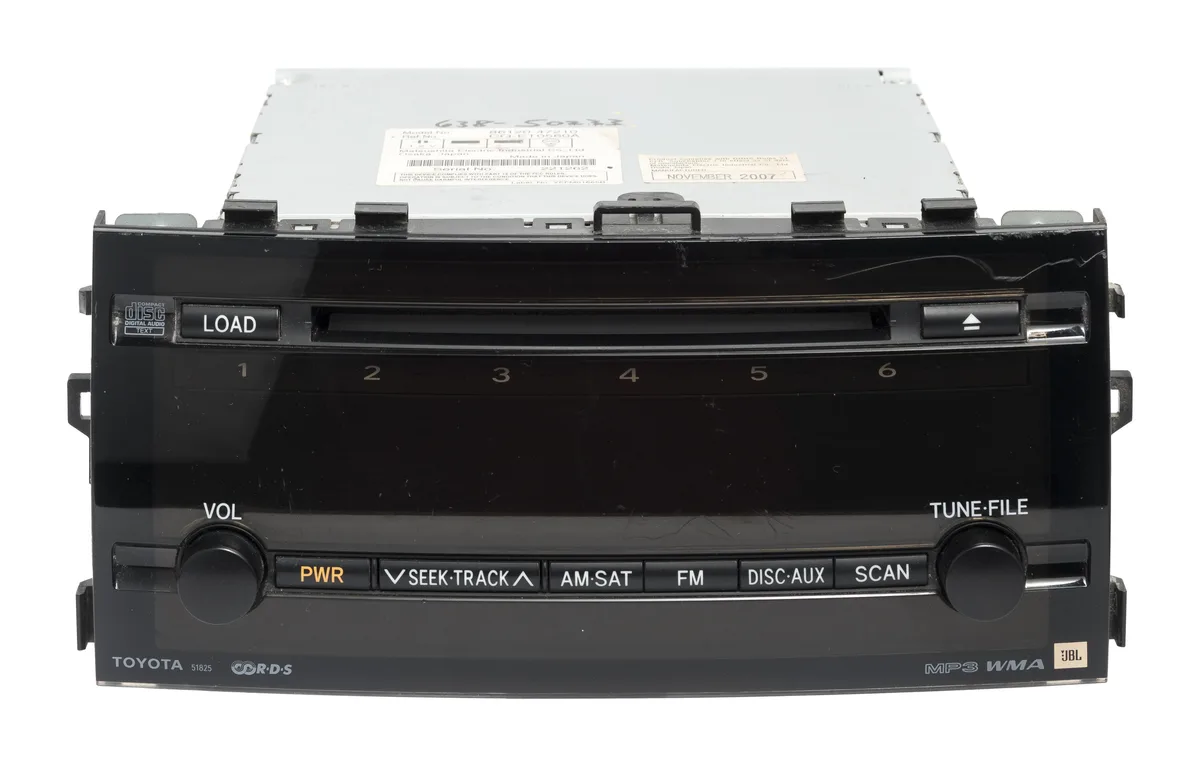 1 Factory Radio 1 Factory Radio 86120-47210 Receiver 2006-2009 Prius AM FM 6-Disc CD — product photo