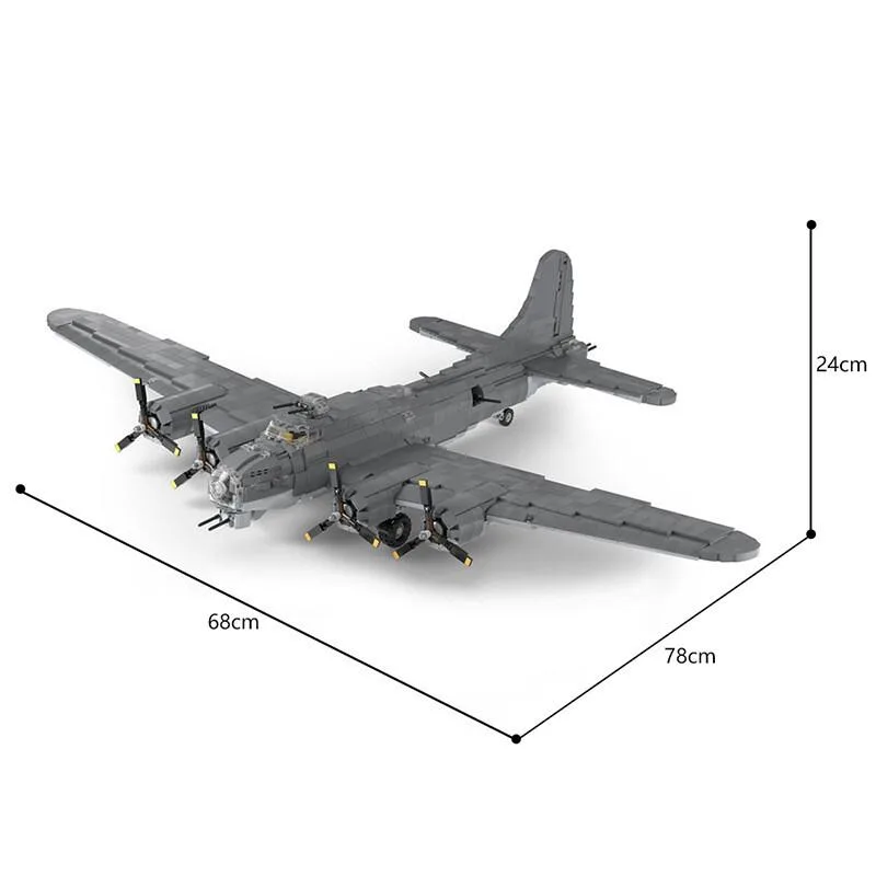 ZITIANYOUBUILD ZITIANYOUBUILD B-17G WWII Heavy Bomber 3074 Parts — product photo