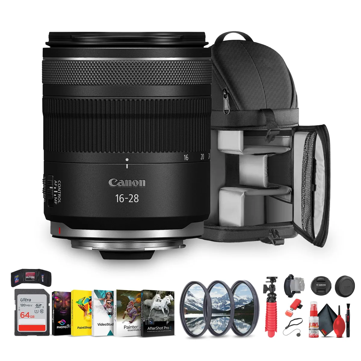 Canon Canon RF 16-28mm f/2.8 IS STM Zoom Lens camera lens — product photo