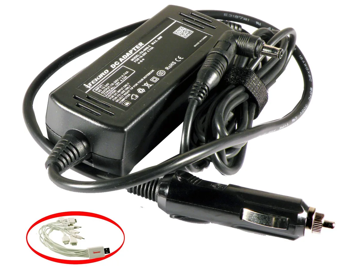 iTekiro iTekiro Car Charger Auto Adapter for Samsung NP-Q1U 90W 12-24V — product photo