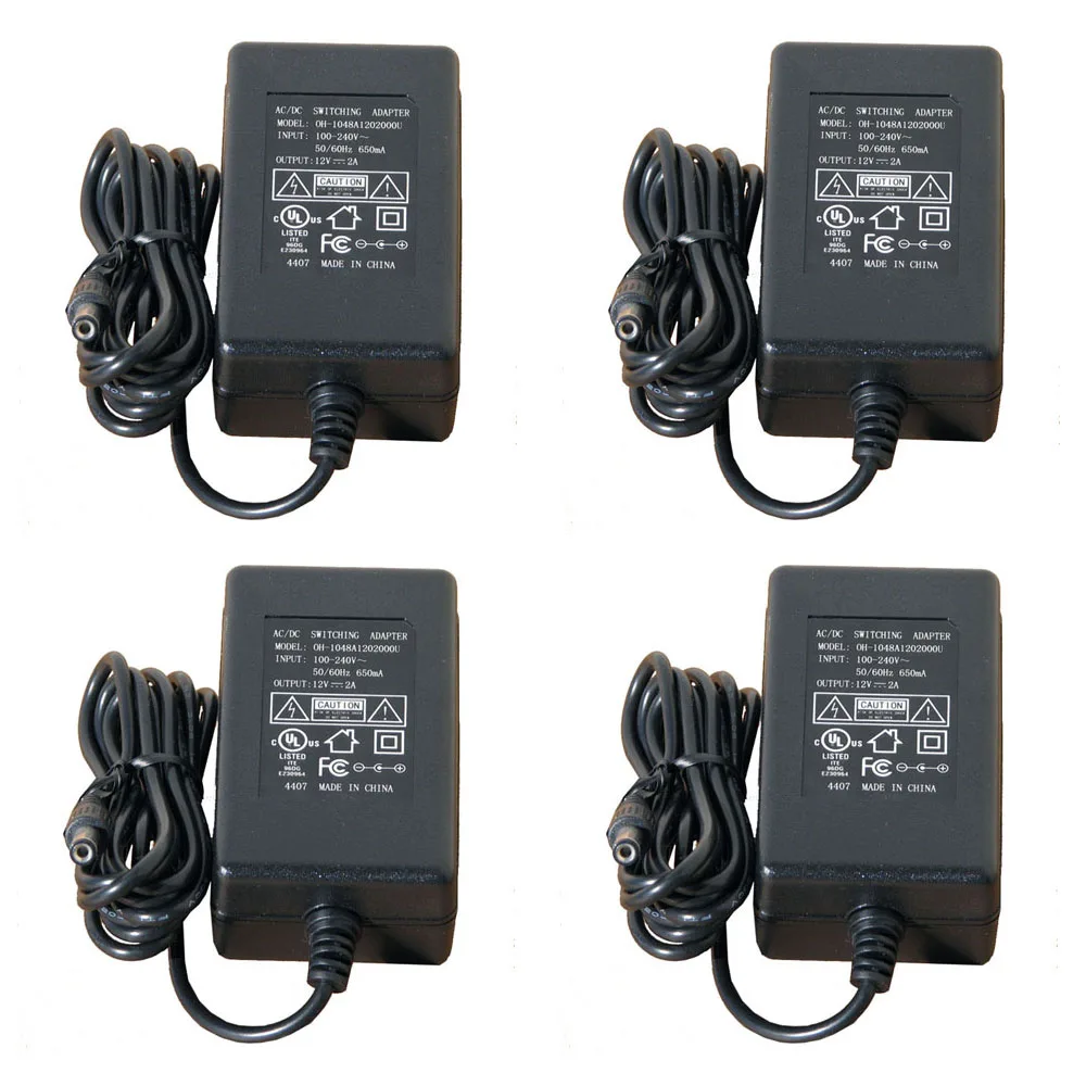VideoSecu VideoSecu PW2000R4 4× 12V 2A regulated power supply — product photo