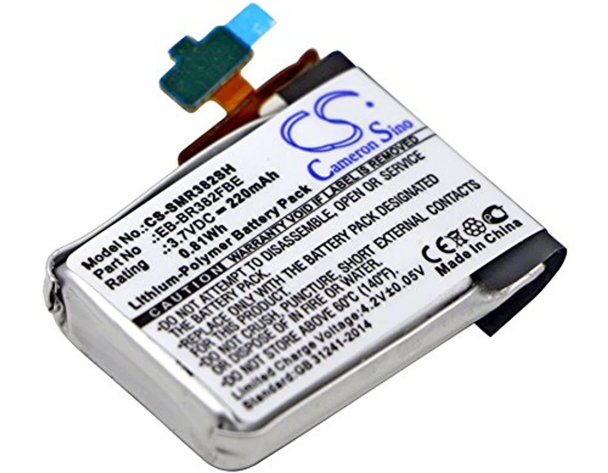  Cameron Sino 220mAh / 0.81Wh Replacement Battery for Gear Live SM-R382 EB-BR382FBE — product photo