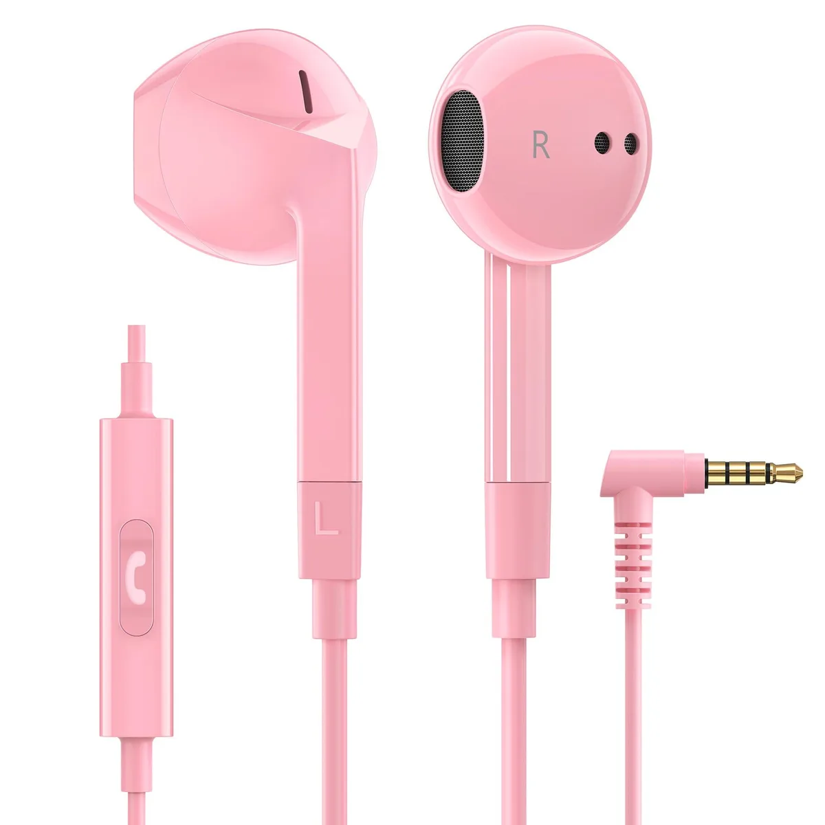  LUDOS FEROX Wired In-Ear Headphones Pink 3.5mm — product photo