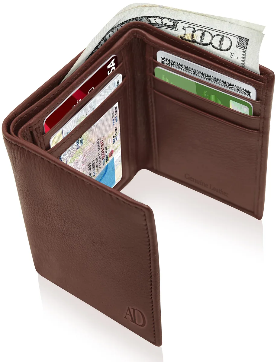 Access Denied Access Denied Trifold Wallet Cognac 4.5x3.25 RFID FIPS-201 — product photo