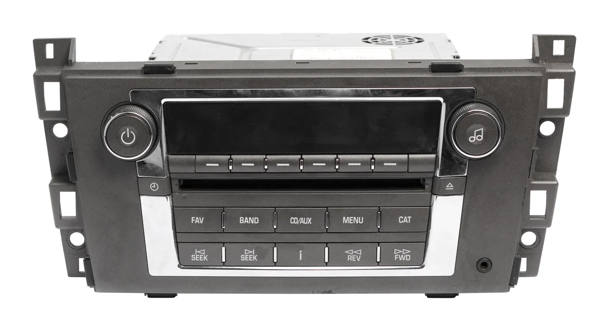 1 Factory Radio 1 Factory Radio 25818943 receiver 2007-2009 Cadillac DTS AM FM CD MP3 AUX — product photo