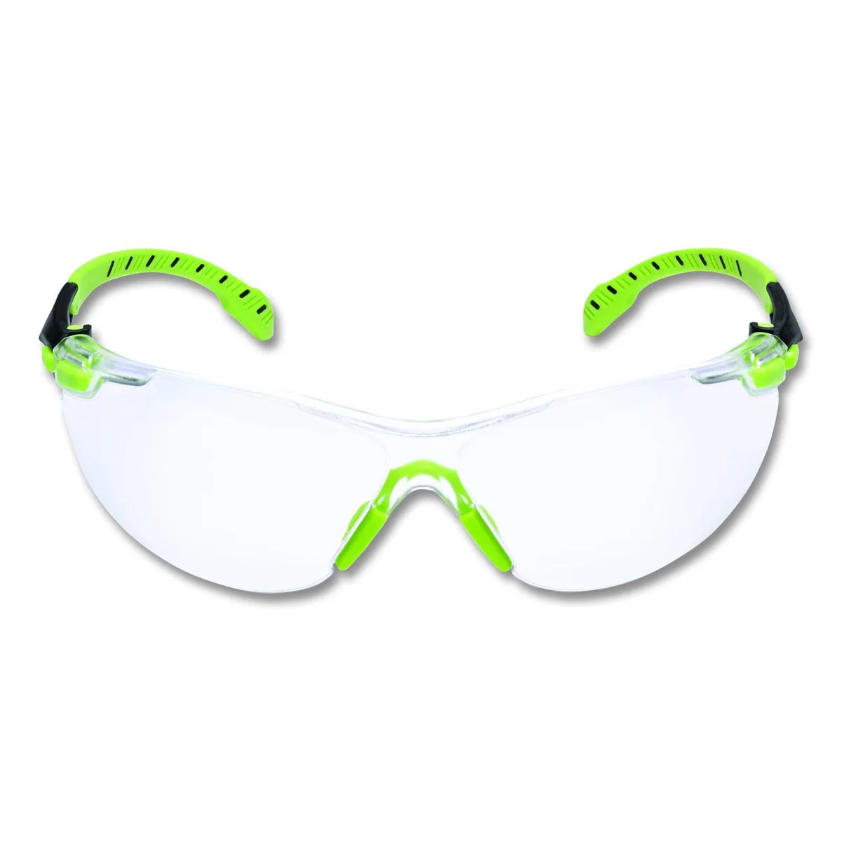3M 3M Solus 1000 S1201SGAF Frameless Safety Glasses Black/Green Clear Anti-Fog 20 Pack — product photo