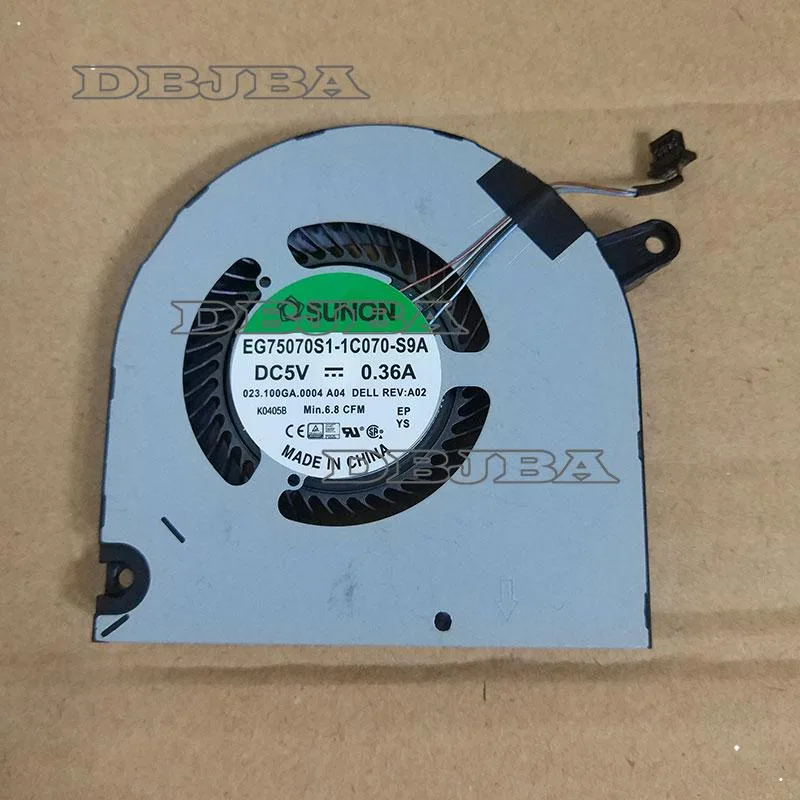 Single replacement GPU cooling fan for Dell G3 15 3590 laptop