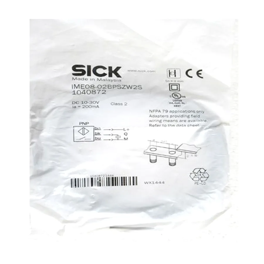 Sick Sick IME08-02BPSZW2S Inductive Proximity Sensor PNP M8 2mm electrician tool — product photo