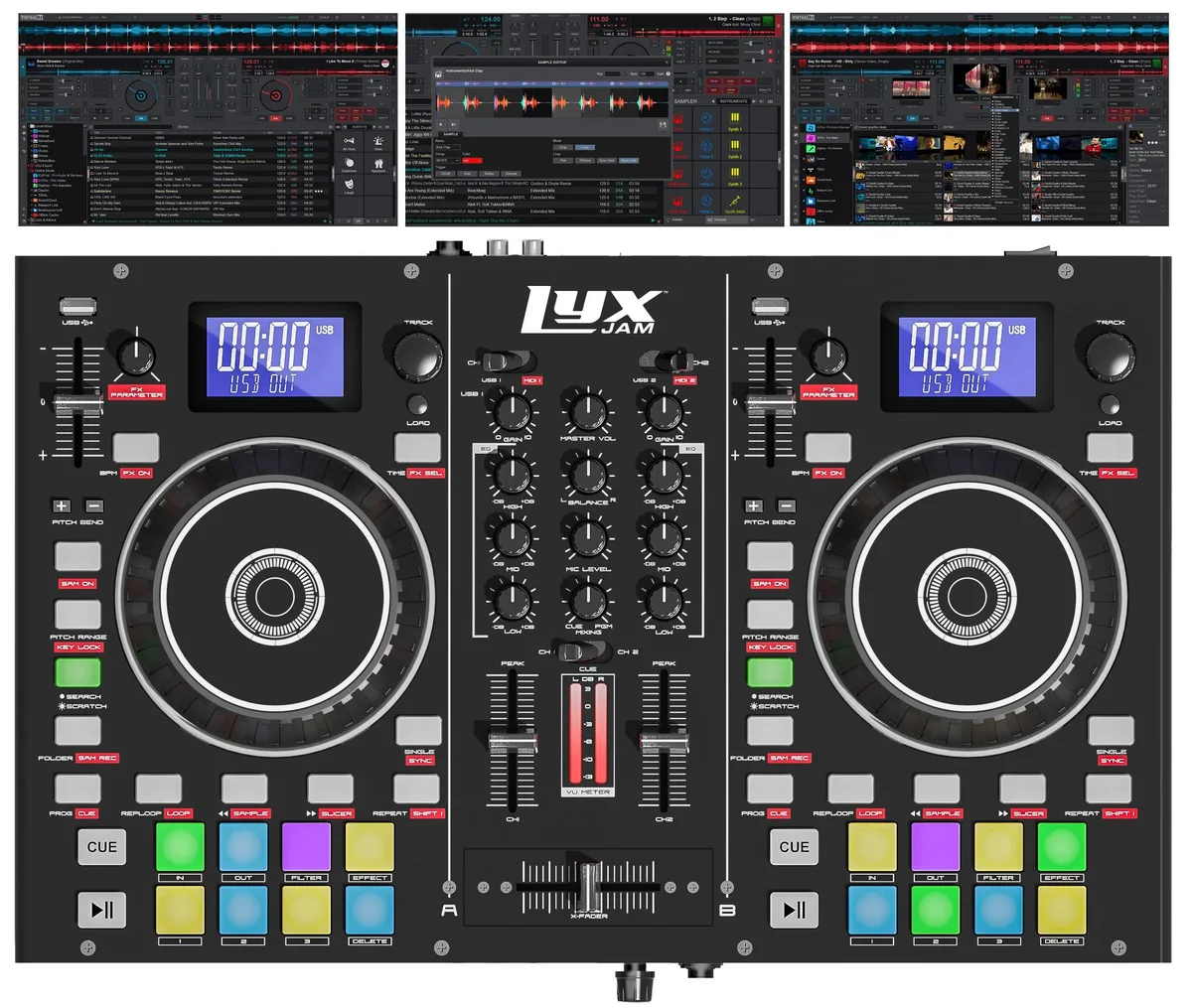 LyxJam LyxJam 2-Deck DJ Controller 7.7 lbs — product photo