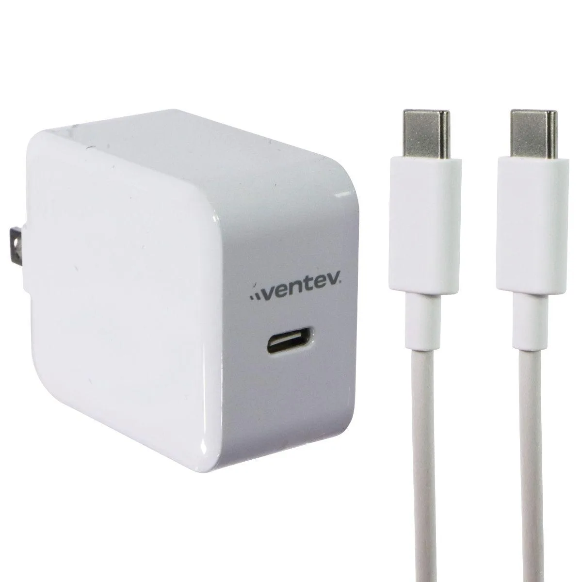 Ventev Ventev Qi2 Wireless 3-in-1 Desk Mount White/Silver — product photo