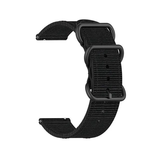 The Perfect Part The Perfect Part 18mm 20mm 22mm Nylon Watch Strap Black — product photo
