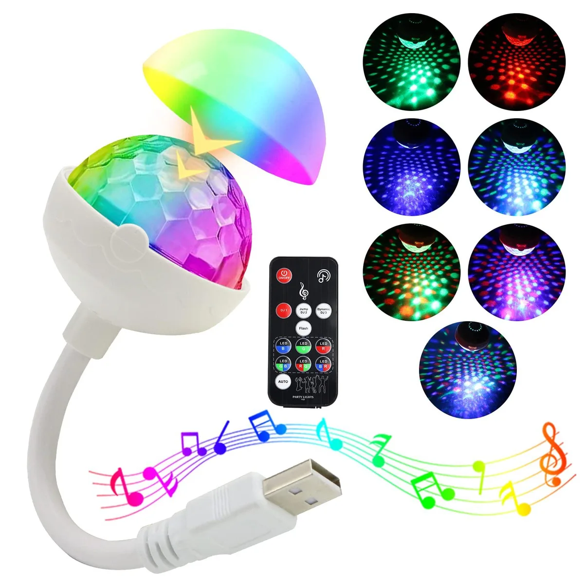  Star Car Roof Light 360° Adjustable Star Night Light automotive specialty lighting — product photo