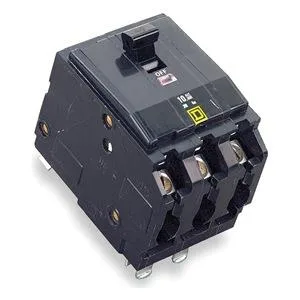 Square D QOB320SWN three-pole bolt-on circuit breaker, 20 A, 3.00 in wide