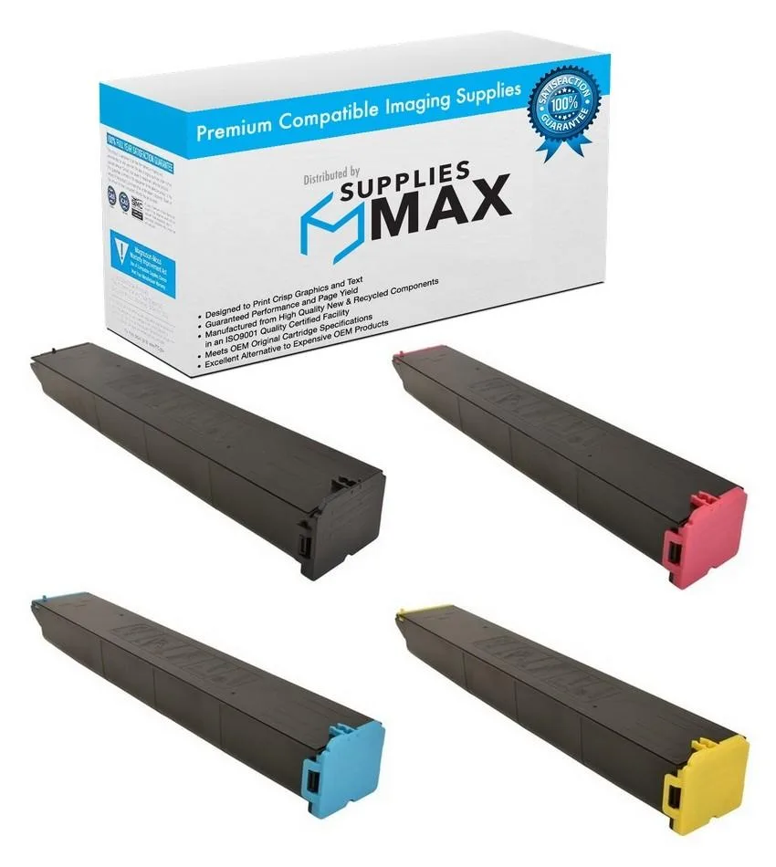 SuppliesMax SuppliesMax MX-60NTMP Toner Cartridge Combo Pack (BK/C/M/Y) 40000 Pages — product photo