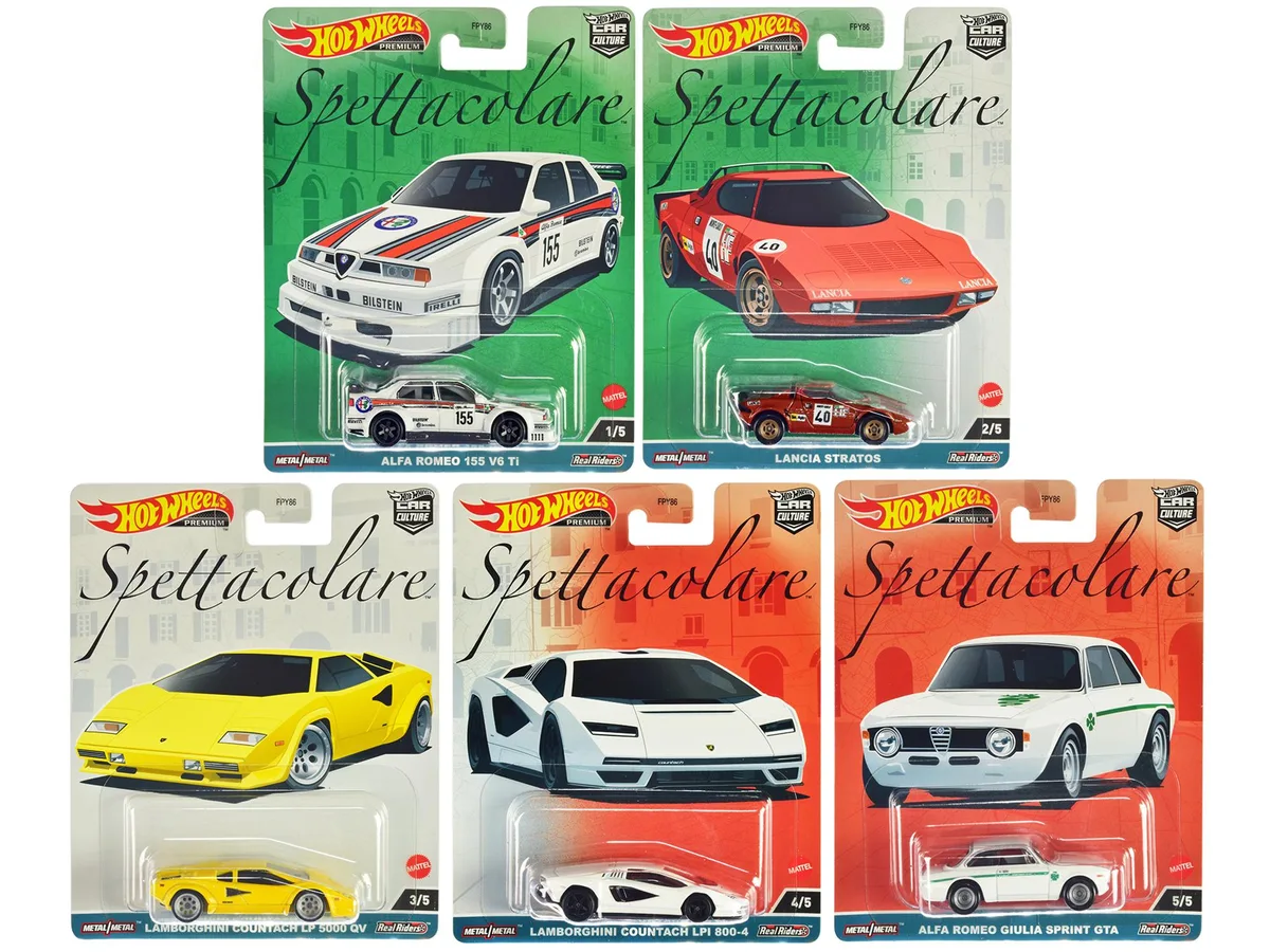 Hot Wheels Hot Wheels Car Culture Spettacolare 5-Piece Set — product photo