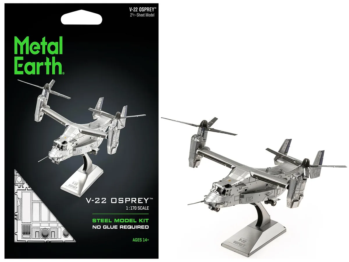 Metal Earth Metal Earth Bell Boeing V-22 Osprey "United States Military" Challenging Hobby Collectible — product photo
