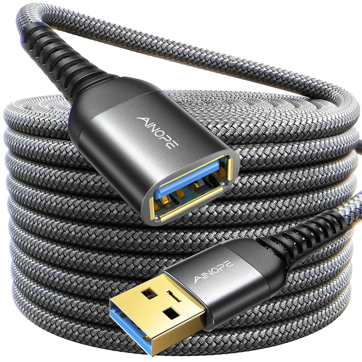 No Sew No Sew USB 3.0 Extension Cable Male to Female 6.6 ft Black — product photo