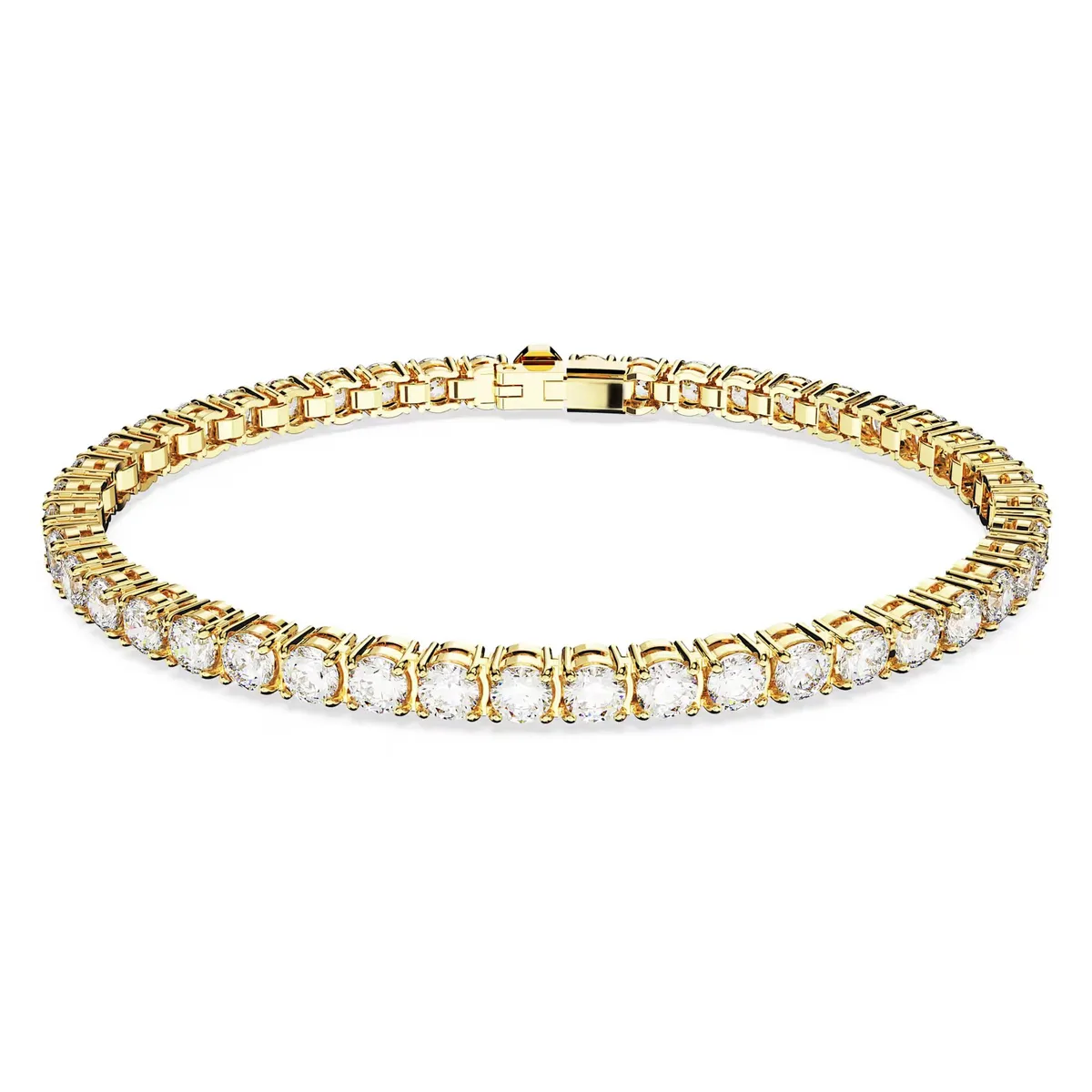 Swarovski Swarovski Matrix Tennis Bracelet White Gold-tone Large 17.5 cm 5657662 — product photo