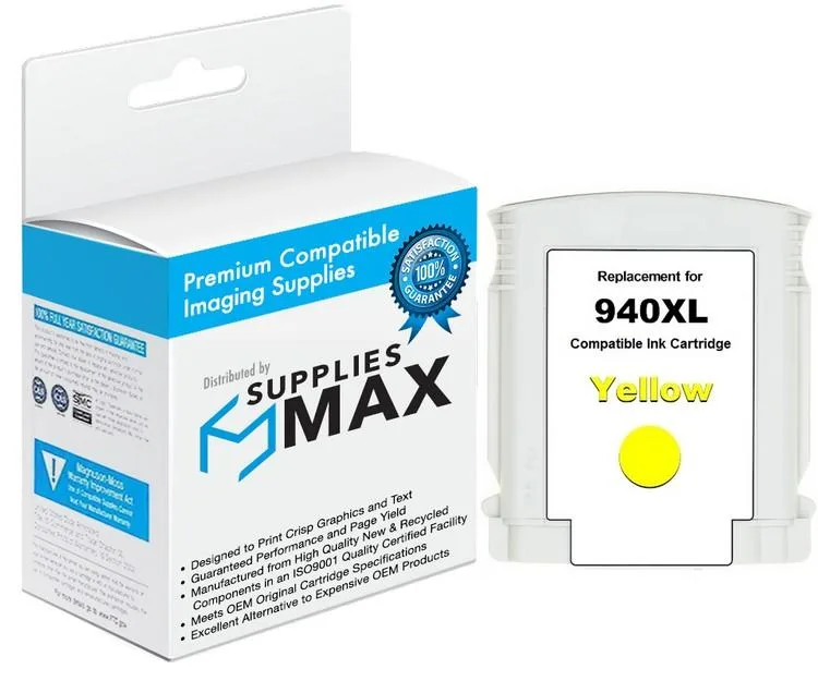 SuppliesMax SuppliesMax HP C4909AN Yellow High Yield Inkjet 1400 Pages — product photo