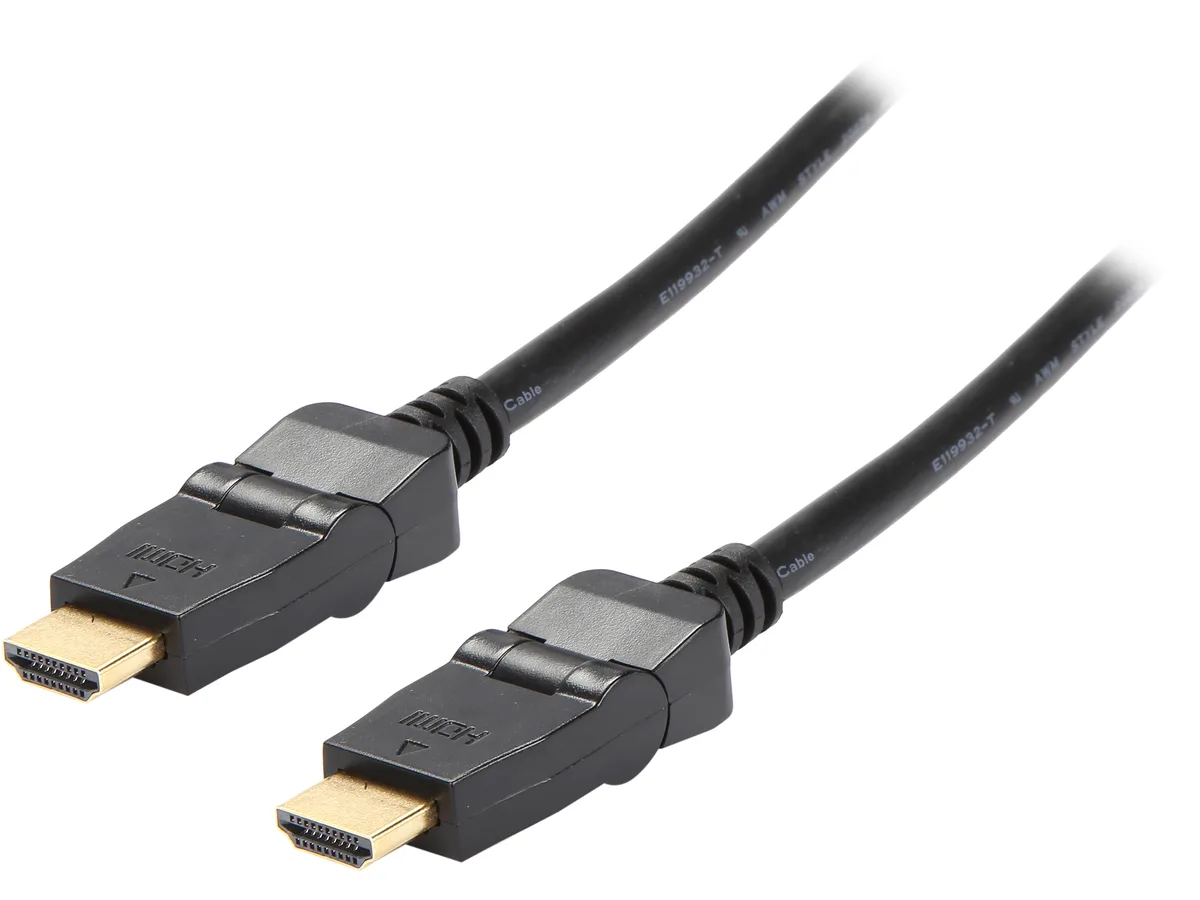 STARTECH STARTECH HDMIROTMM6 6 ft 180° rotating HDMI cable 1.3b 1080p 120Hz — product photo