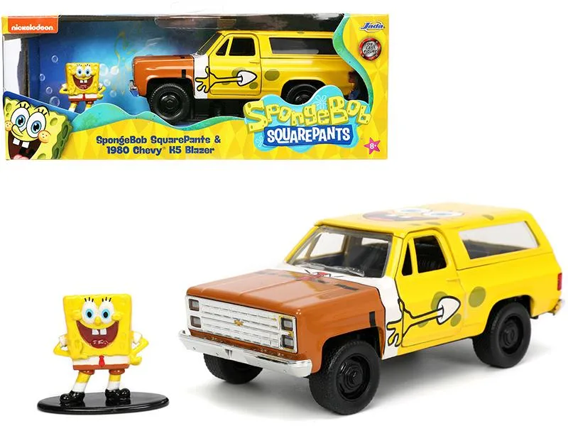 Jada Jada 31798 1980 Chevrolet K5 Blazer 1/32 vehicle with SpongeBob figurine — product photo