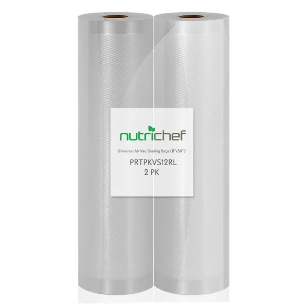 NutriChef USA NutriChef USA PRTPKVS12RL Universal 8-Inch Vacuum Sealer Bags 100 Feet — product photo