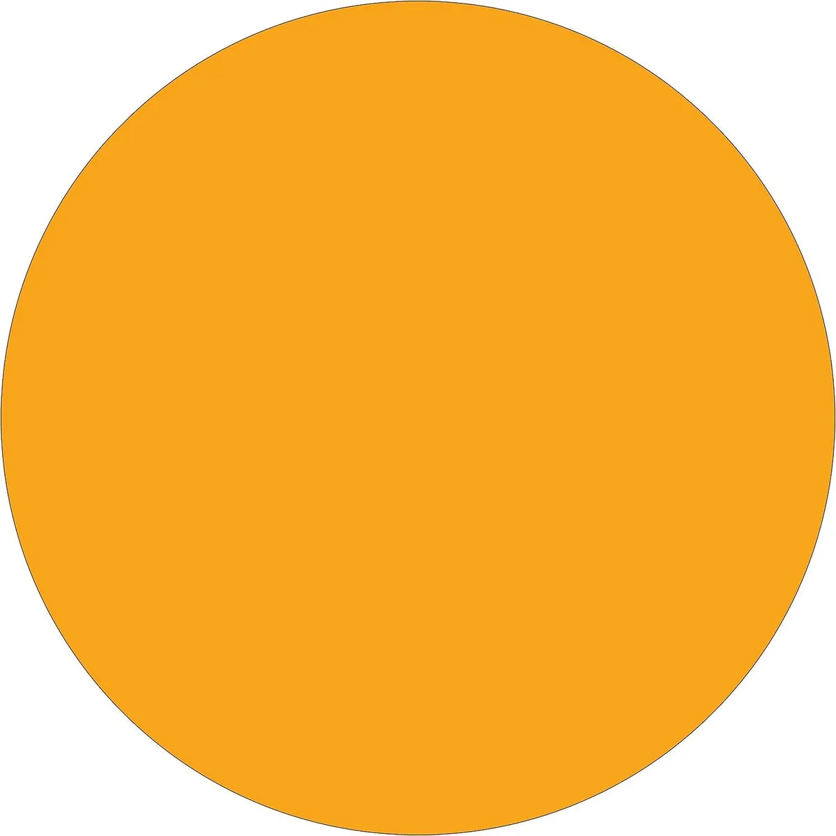 Tape Logic Tape Logic Removable Labels Fluorescent Orange 500 Roll 3/4 Inch Circles — product photo
