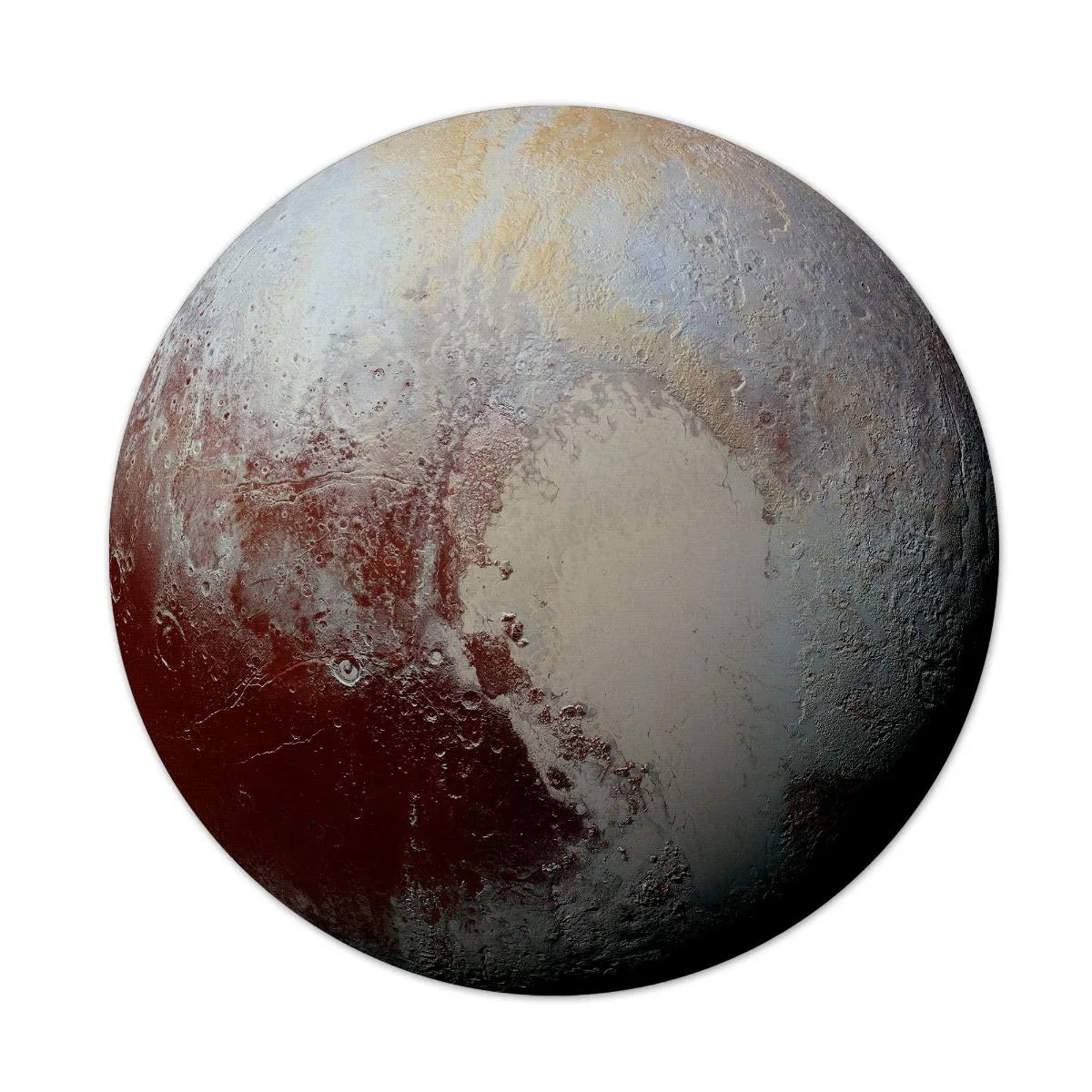 Future of Flight Future of Flight Pluto 7.5" Round Mousepad 1/4 Thick — product photo