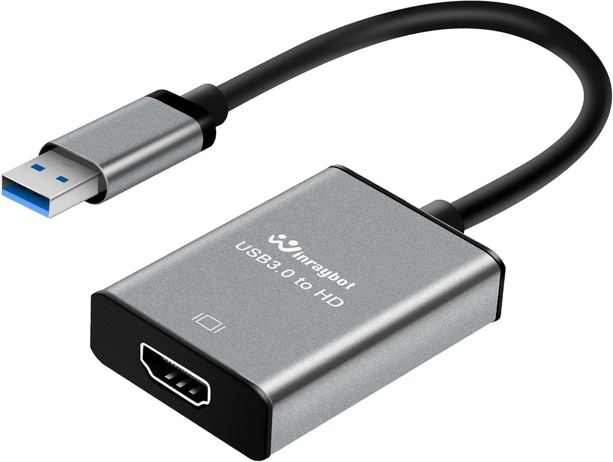 MCHOSE MCHOSE USB Display Adapter 1080p@60Hz USB 3.0 Silver — product photo