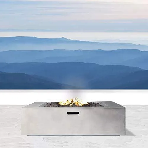 tuphen tuphen 12" H Concrete Outdoor Fire Pit Table — product photo