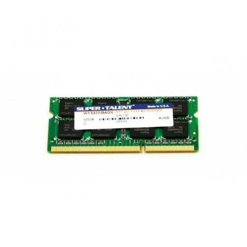 SUPER TALENT SUPER TALENT W1333SB4GV(SZ) DDR3 1333MHz 4GB 204-pin laptop RAM — product photo