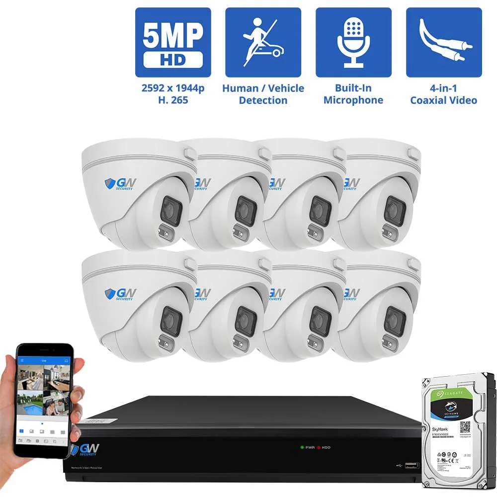 GW Security Inc. GW Security GW9508XVR 8 Channel 4K DVR Kit 2TB HDD — product photo