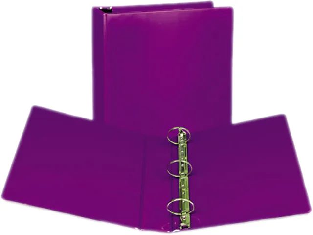 Samsill Samsill U86608 2" Round Ring Binder Purple 2/Pack — foto do produto
